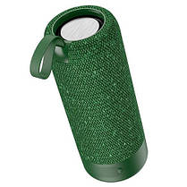 Блютуз колонка портативна з радіо гучним зв'язком зелена TG619 speakerphone green, фото 4