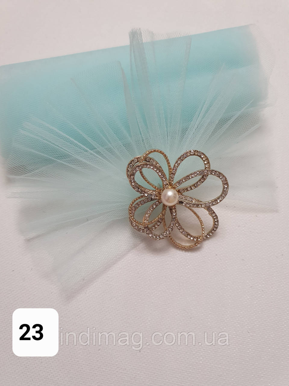 Єврофатін блакитна м’ята ширина 3 метра, фото 1