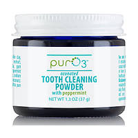 PurO3 Ozonated Tooth Cleaning Powder / Порошок для чистки зубов без фтора озонированный 37 грамм