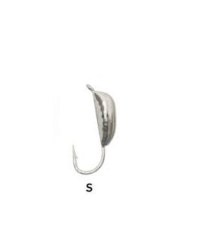 Мормишка вольфрамова Fishing ROI 3мм 0.75гр Банан ризький (silver, серебряный) (10 шт) (400-20-3-S)