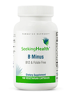 Seeking Health B Minus Комплекс витаминов группы Б без Б12 и фолиевой кислоты, 100шт