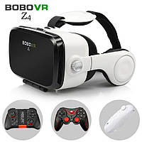 3D Окуляри з навушниками, пультом для смартфона Bobo VR Z4 Віртуальні окуляри з джойстиком VRT