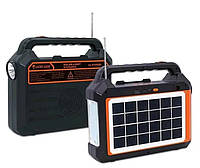 Фонарь EP-0158 Power Bank-радио-блютуз с солнечной панелью 9V 3W В наличии