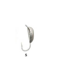 Мормишка вольфрамова Fishing ROI Банан ризький 4mm 1.18гр (silver, серебряный) (10 шт) (400-20-4-S)