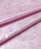 Парча Жакард Рожева із сріблом