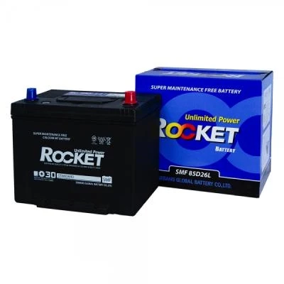 Акумулятор автомобільний ROCKET 80 Ah ASIA (-/+) (670CCA) 85D26L