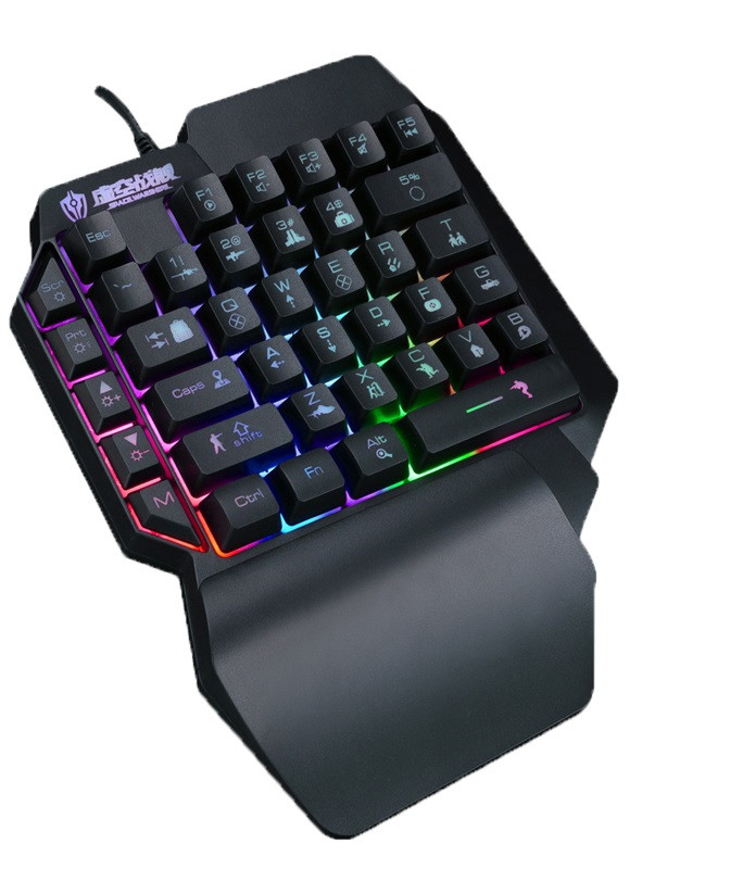 Ігрова дротова клавіатура з підсвіткою Sundy PUBG Mobile Keyboard G01 USB Black