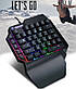 Ігрова дротова клавіатура з підсвіткою Sundy PUBG Mobile Keyboard G01 USB Black, фото 6