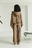 Молодіжна вельветова куртка коротка із якісної італьйської тканини 42-52 розміри різні кольори коричнева, фото 4