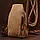 Зручна чоловіча сумка на плече із щільного текстилю Пісочний 20385 Vintage Caiman pro, фото 5
