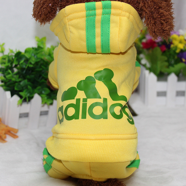 Комбінезон для собак Pet Style "Adidog" Жовтий XS