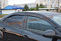 Дефлекторы окон (ветровики) COBRA-Tuning на CHEVROLET AVEO Sedan 2011-15