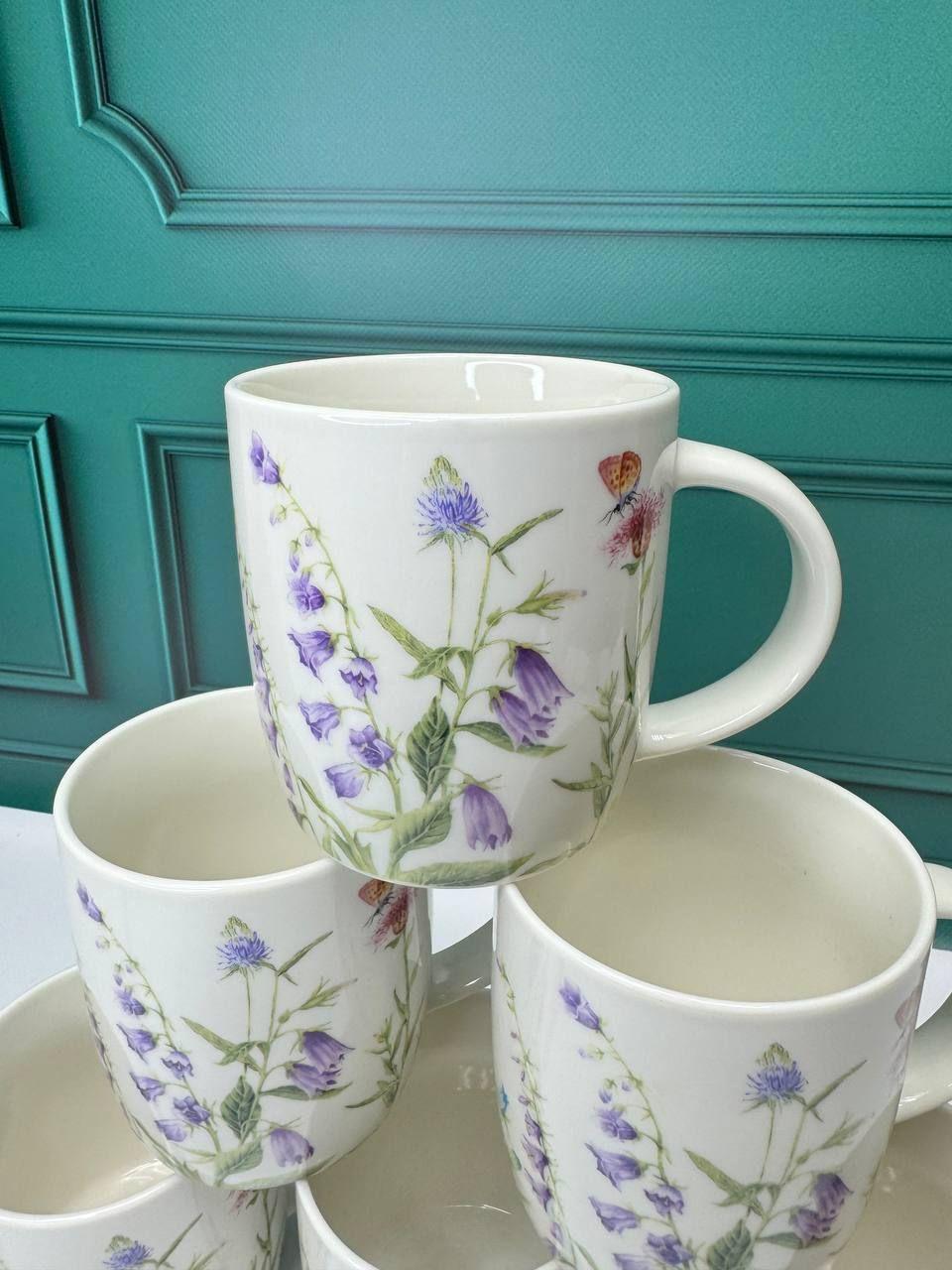Кружка фарфорова Floral 350мл
