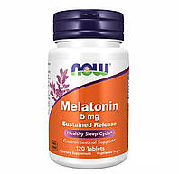 Добавка для сну Мелатонін Melatonin 5mg Now foods 120 таблеток