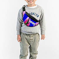 Сумка-бананка детская Фортнайт "Fortnite"с принтом ,32х15см,сумка для мальчика через плечо