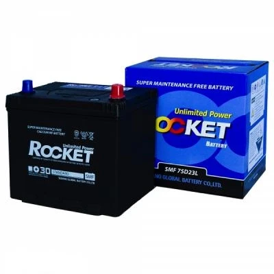 Акумулятор автомобільний ROCKET 60 Ah ASIA (-/+) (590CCA) 75D23L