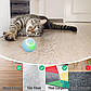 Іграшка для кішки Union USB smart м'яч-кулька PetGravity з хаотичним рухом і світловою панеллю Blue, фото 2