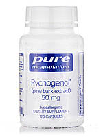 Пикногенол (экстракт сосновой коры) 50 мг, Pycnogenol (Pine Bark Extract), Pure Encapsulations, 120 капсул