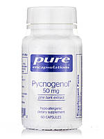 Пикногенол 50 мг, Pycnogenol, Pure Encapsulations, 60 капсул