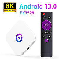 Смарт ТВ приставка Smart TV Box H96 Max 8K Ultra HD(Белая) (4/32 ГБ)