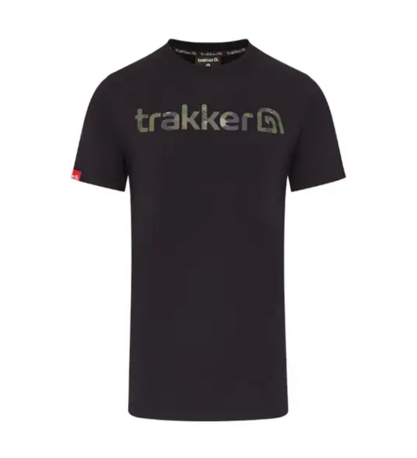 Футболка Trakker CR Logo T-Shirt Black Camo