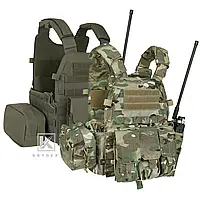 Плитоноска з підсумками набір - підсумок для магазинів, підсумок для рації, універсальний підсумок на molle