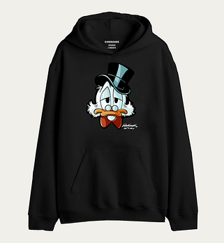 Худі з принтом Скрудж Макдак