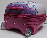 Пластикові дитячі валізи ручна поклажа Josepf Ottenn Sofia Софія якість Люкс рожевий 016-3-1/16-JDX-79-1, фото 6