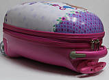 Пластикові дитячі валізи ручна поклажа Josepf Ottenn Sofia Софія якість Люкс рожевий 016-3-1/16-JDX-79-1, фото 7