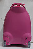 Пластикові дитячі валізи ручна поклажа Josepf Ottenn Sofia Софія якість Люкс рожевий 016-3-1/16-JDX-79-1, фото 8