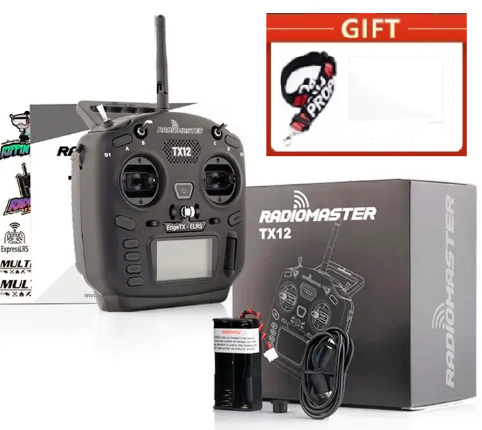 Апаратура керування RadioMaster TX12 MKII ELRS M2 FPV пульт подарунок — ремінець!, фото 1