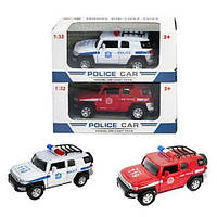 Игрушка модель Полицейская/Пожарная машинка F1101-3