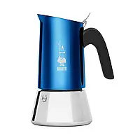 Гейзерная кофеварка Bialetti New Venus Blue синяя на 4 чашки 170 мл (оригинал)