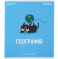 Тетрадь 48 л # в клетку Kite K23-240-21 предметная - География Cat софт тач лак 634345