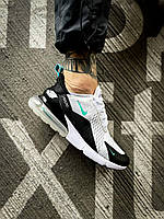 Белые текстильные мужские кроссовки Nike Air Max 270