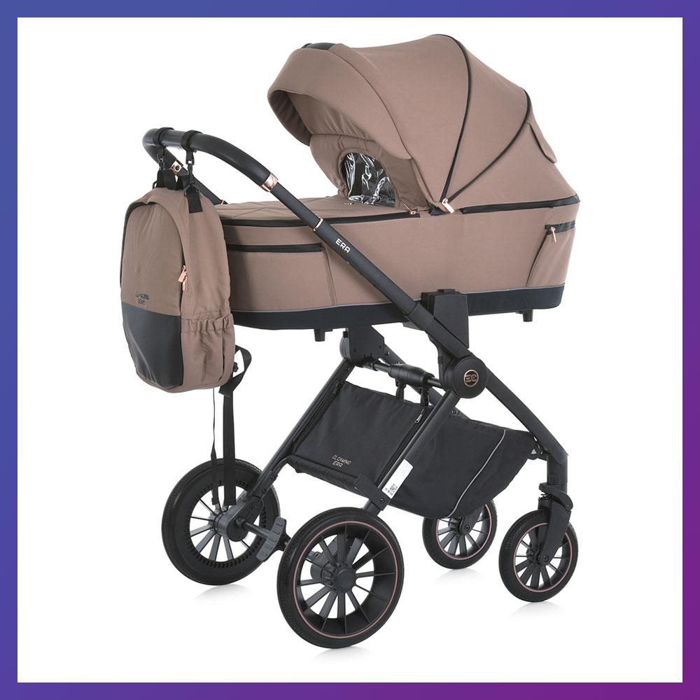 Дитяча універсальна коляска El Camino ME 1100 ERA (2in1) Taupe Beige Бежевий, фото 1