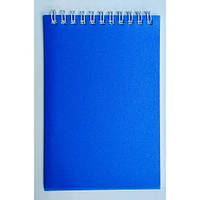 Блокнот на спіралі A-6 No A6-38 пласт. обл. верхня спіраль (40 л/10,5*15,5см)