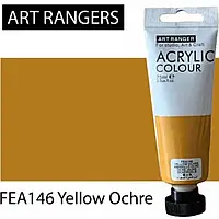 Краска акриловая FEA146 Yellow Ochre 75мл в пластиковом тубе