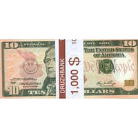 Пачка грошей (сувенір) No011 Долари 10