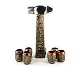 Молоток «Забий на все» подарунковий набір для спиртного, крутий подарунок для чоловіка майстра, фото 3