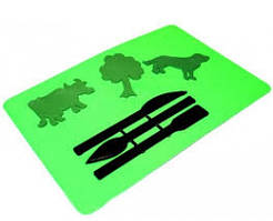 Дошка для пластикова ЛЮКС 235*160+склянки+набір 2 шт АППЛИКАЦІЯ арт ДПМ-4 (ящо150)