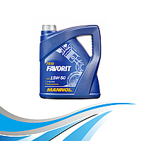 Полусинтетическое моторное масло Mannol Favorit 15W-50 4L