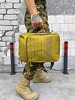 Нагрудная сумка-слинг камуфляжная, тактическая поясная сумка однолямная из Oxford SP-Sport ZK-273 Койот