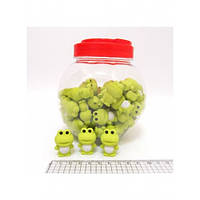 Ластик L1878 Жаба (в PVC банці) 30 мм