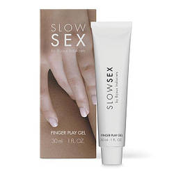 Гель-лубрикант зі смаком кокоса FINGER PLAY Slow Sex by Bijoux Indiscrets