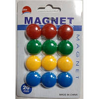 Магніт 1570DSCN Colors кольорові 12 шт., 2 см