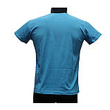 Кулірна чоловіча футболка блакитного кольору: комфорт і стиль для активного відпочинку та спорту, фото 3