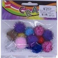 Набір деталей для творчості 272-7 М'які кульки блискучі, кольорові, мікс