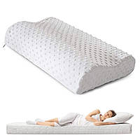 Ортопедическая подушка Comfort Memory Pillow, подушка с наволочкой на змейке, эффект «памяти»