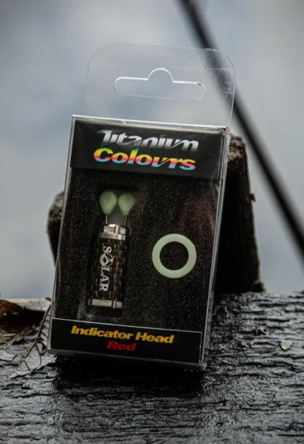 Головка свингера Solar Titanium Colours Carbon Indicator red